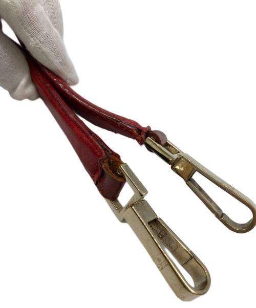 GUCCI（グッチ）GUCCI (グッチ) キャンバストートバッグ レッドの古着・服飾アイテム