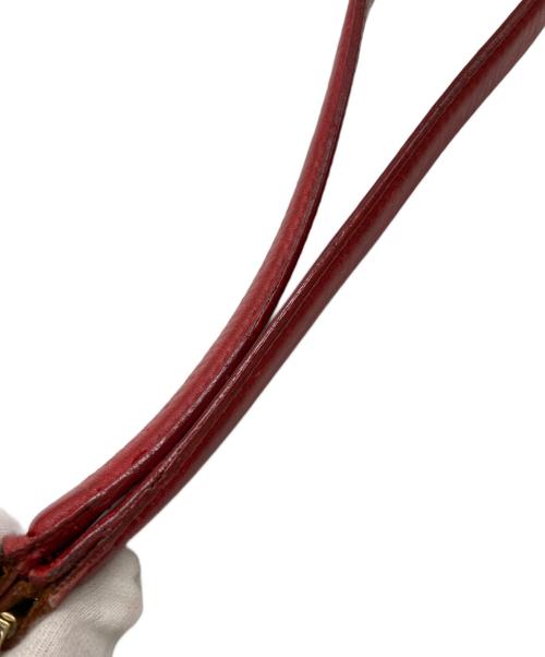 GUCCI（グッチ）GUCCI (グッチ) キャンバストートバッグ レッドの古着・服飾アイテム