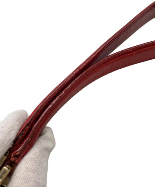 GUCCI（グッチ）GUCCI (グッチ) キャンバストートバッグ レッドの古着・服飾アイテム