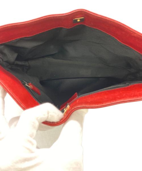 GUCCI（グッチ）GUCCI (グッチ) キャンバストートバッグ レッドの古着・服飾アイテム