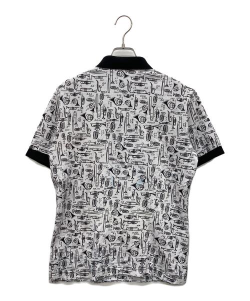 DOLCE & GABBANA（ドルチェ＆ガッバーナ）DOLCE & GABBANA (ドルチェ＆ガッバーナ) ポロシャツ ホワイト サイズ:48の古着・服飾アイテム