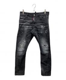 DSQUARED2（ディースクエアード）の古着「SEXY TWIST JEAN」｜ブラック