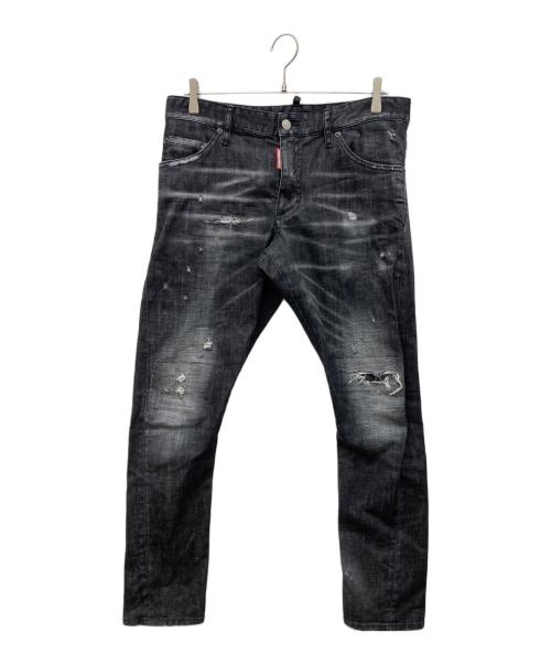 DSQUARED2（ディースクエアード）DSQUARED2 (ディースクエアード) SEXY TWIST JEAN ブラック サイズ:48の古着・服飾アイテム