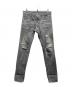 DSQUARED2（ディースクエアード）の古着「RELAX LONG CROTCH JEANS」｜グレー