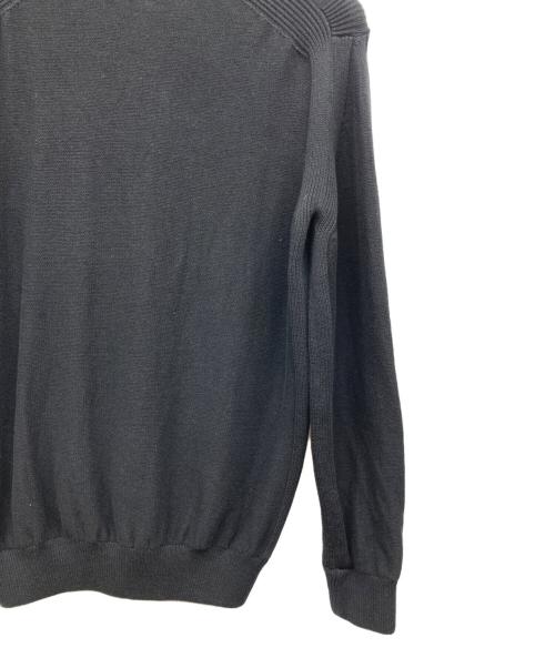 STONE ISLAND（ストーンアイランド）STONE ISLAND (ストーンアイランド) Ghost Cotton Cashmere Knit Black ブラック サイズ:Mの古着・服飾アイテム