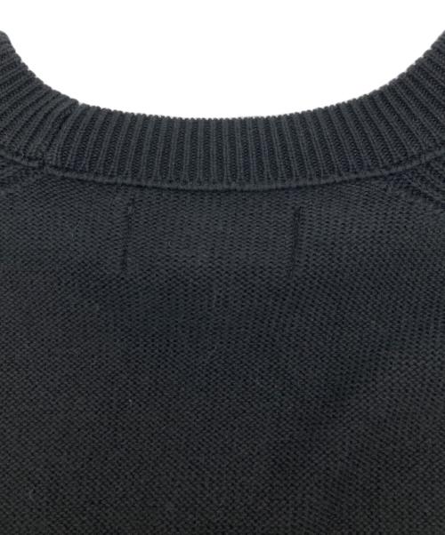 STONE ISLAND（ストーンアイランド）STONE ISLAND (ストーンアイランド) Ghost Cotton Cashmere Knit Black ブラック サイズ:Mの古着・服飾アイテム