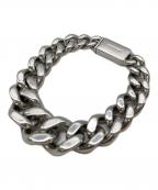 JIL SANDERジルサンダー）の古着「ECO BRASS チェーンブレスレット」｜シルバー