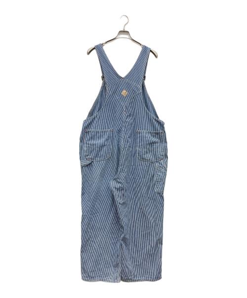 big mac（ビッグマック）big mac (ビッグマック) ヒッコリーオーバーオール スカイブルー サイズ:不明の古着・服飾アイテム