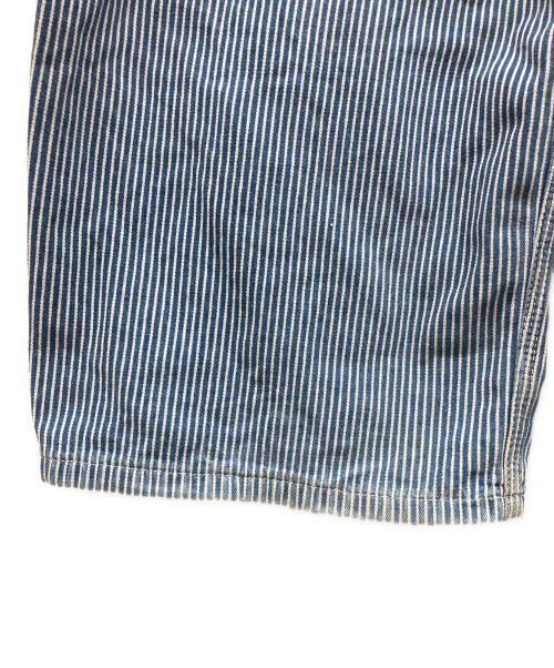 big mac（ビッグマック）big mac (ビッグマック) ヒッコリーオーバーオール スカイブルー サイズ:不明の古着・服飾アイテム