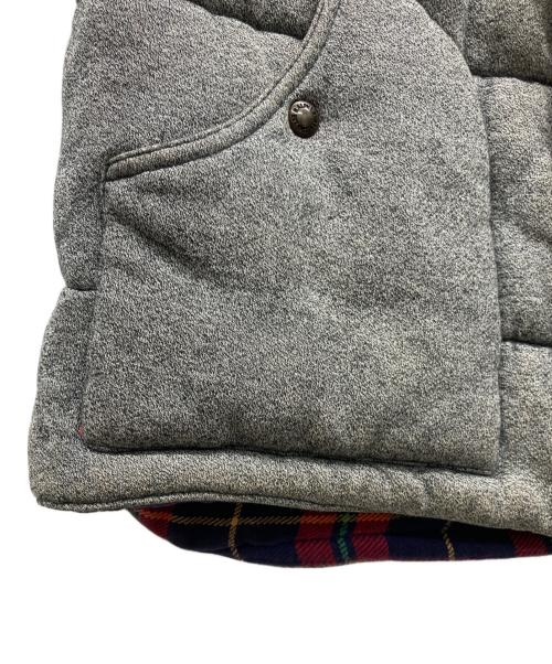 POLO RALPH LAUREN（ポロ・ラルフローレン）POLO RALPH LAUREN (ポロ・ラルフローレン) 中綿ウエスタンレザー切替ベスト グレー サイズ:Lの古着・服飾アイテム