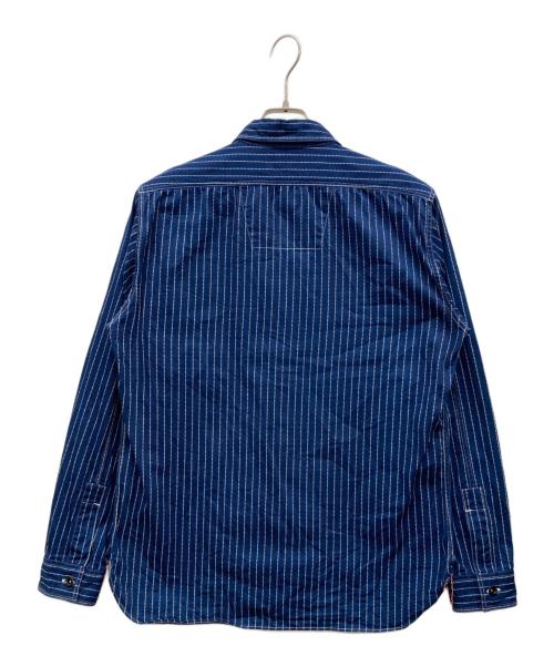 SUGAR CANE（シュガーケーン）SUGAR CANE (シュガーケーン) ウォバッシュワークシャツ ブルー サイズ:Mの古着・服飾アイテム