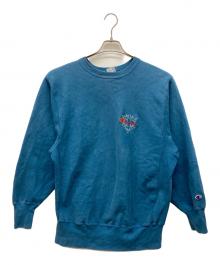 Champion（チャンピオン）の古着「リバースウィーブスウェット」｜ブルー