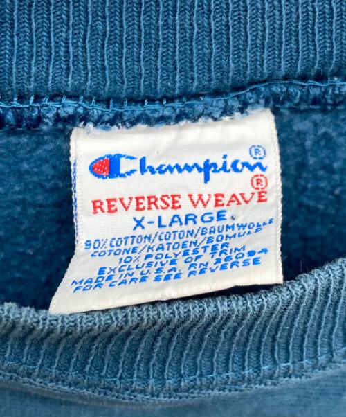 Champion（チャンピオン）Champion (チャンピオン) リバースウィーブスウェット ブルー サイズ:X-LARGEの古着・服飾アイテム