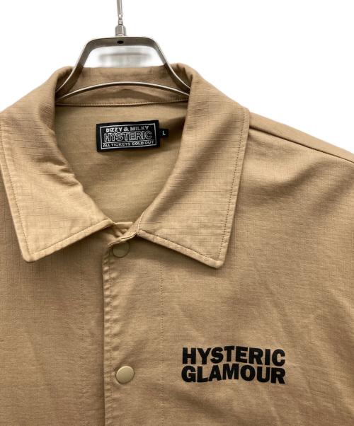 Hysteric Glamour（ヒステリックグラマー）Hysteric Glamour (ヒステリックグラマー) MOTOR CITY MICHIGAN ベージュ サイズ:Lの古着・服飾アイテム