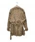 Hysteric Glamour (ヒステリックグラマー) CHEETAH柄 オーバーサイズトレンチコート ベージュ×ブラック サイズ:FREE：15000円