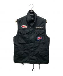 Hysteric Glamour（ヒステリックグラマー）の古着「BAD AS MAMA M65ベスト」｜ブラック