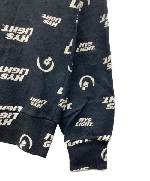 Hysteric Glamour（ヒステリックグラマー）Hysteric Glamour (ヒステリックグラマー) HYS LIGHT総柄パーカー ブラック サイズ:Sの古着・服飾アイテム