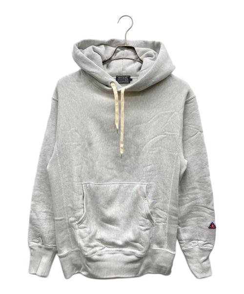 Hysteric Glamour（ヒステリックグラマー）Hysteric Glamour (ヒステリックグラマー) TRIANGLE WOMANワッペン パーカー グレー サイズ:Sの古着・服飾アイテム