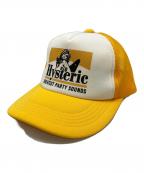 Hysteric Glamourヒステリックグラマー）の古着「Guitar Girl Mesh Cap」｜イエロー