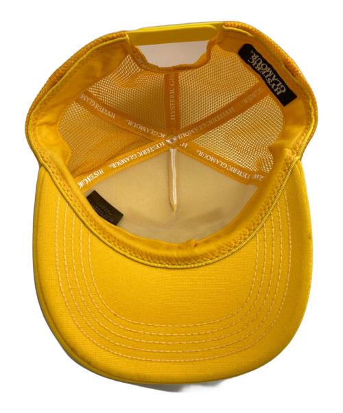 Hysteric Glamour（ヒステリックグラマー）Hysteric Glamour (ヒステリックグラマー) Guitar Girl Mesh Cap イエロー サイズ:FREEの古着・服飾アイテム