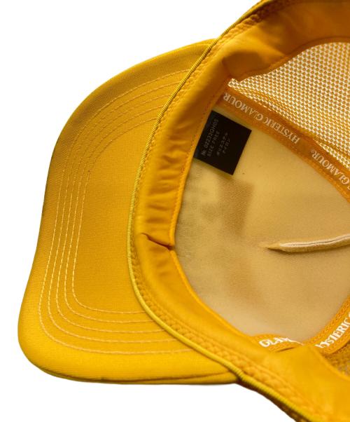 Hysteric Glamour（ヒステリックグラマー）Hysteric Glamour (ヒステリックグラマー) Guitar Girl Mesh Cap イエロー サイズ:FREEの古着・服飾アイテム