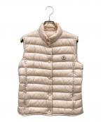 MONCLERモンクレール）の古着「LIANE GILET ダウンベスト」｜ピンクベージュ
