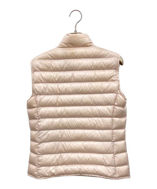 MONCLER（モンクレール）MONCLER (モンクレール) LIANE GILET ダウンベスト ピンクベージュ サイズ:1の古着・服飾アイテム