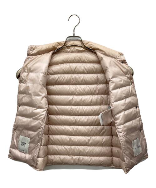 MONCLER（モンクレール）MONCLER (モンクレール) LIANE GILET ダウンベスト ピンクベージュ サイズ:1の古着・服飾アイテム