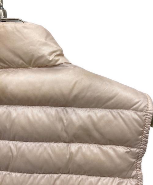 MONCLER（モンクレール）MONCLER (モンクレール) LIANE GILET ダウンベスト ピンクベージュ サイズ:1の古着・服飾アイテム