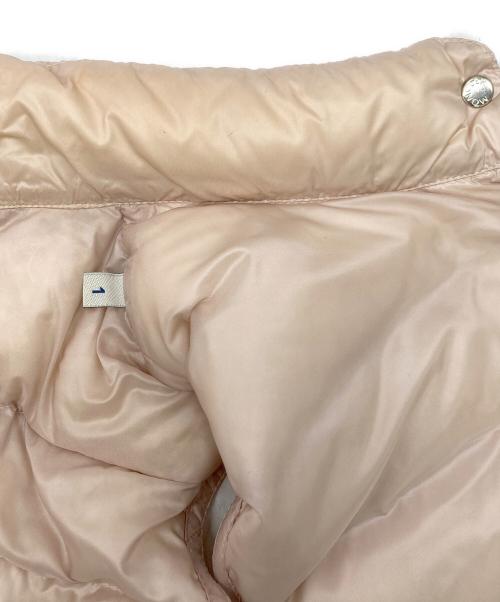 MONCLER（モンクレール）MONCLER (モンクレール) LIANE GILET ダウンベスト ピンクベージュ サイズ:1の古着・服飾アイテム