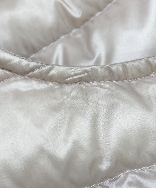 MONCLER（モンクレール）MONCLER (モンクレール) LIANE GILET ダウンベスト ピンクベージュ サイズ:1の古着・服飾アイテム