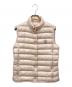 MONCLER（モンクレール）の古着「LIANE GILET ダウンベスト」｜ピンクベージュ