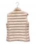 MONCLER (モンクレール) LIANE GILET ダウンベスト ピンクベージュ サイズ:1：30000円