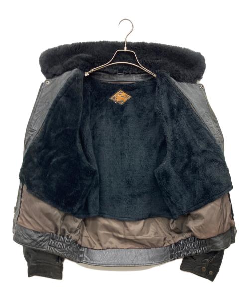 USED（ユーズド）USED (ユーズド) フライトジャケット ブラック サイズ:48の古着・服飾アイテム