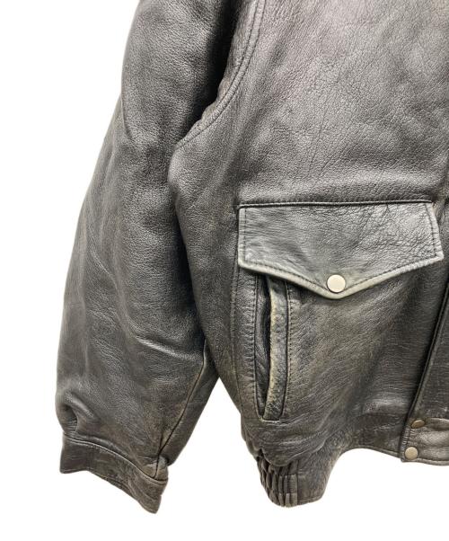 USED（ユーズド）USED (ユーズド) フライトジャケット ブラック サイズ:48の古着・服飾アイテム