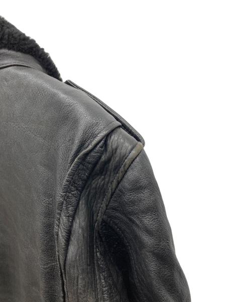 USED（ユーズド）USED (ユーズド) フライトジャケット ブラック サイズ:48の古着・服飾アイテム