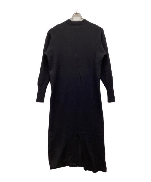 SLOBE IENA（スローブ イエナ）SLOBE IENA (スローブ イエナ) ウォッシャブルスムースニットワンピース ブラック サイズ:表記無しの古着・服飾アイテム