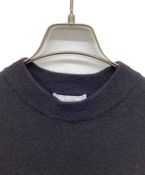 SLOBE IENA（スローブ イエナ）SLOBE IENA (スローブ イエナ) ウォッシャブルスムースニットワンピース ブラック サイズ:表記無しの古着・服飾アイテム