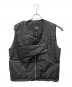 PARANOIDパラノイド）の古着「中綿ナイロンベスト」｜ブラック