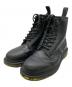Dr.Martens（ドクターマーチン）の古着「MARBLED SOLE SMOOTH LEATHER LACE UP ブーツ」｜ブラック