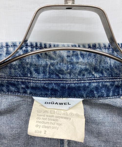 digawel（ディガウェル）digawel (ディガウェル) デニムジャケット インディゴ サイズ:2の古着・服飾アイテム
