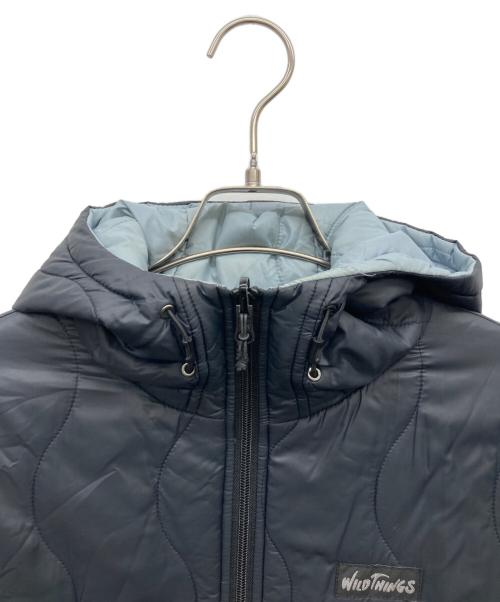 WILD THINGS（ワイルドシングス）WILD THINGS (ワイルドシングス) リバーシブル プリマロフト フーデッドジャケット ブラック サイズ:Mの古着・服飾アイテム