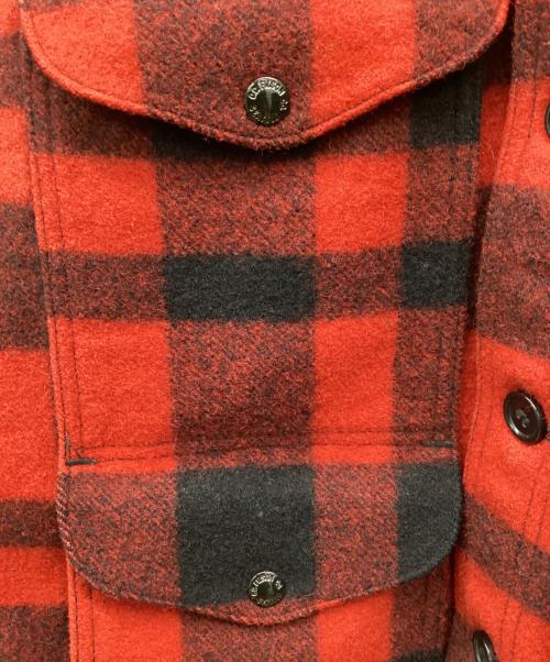 FILSON GARMENT（フィルソン ガーメント）FILSON GARMENT (フィルソン ガーメント) マッキノクルーザージャケット レッド サイズ:38の古着・服飾アイテム