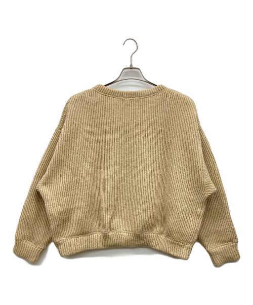 Hysteric Glamour（ヒステリックグラマー）Hysteric Glamour (ヒステリックグラマー) LOOKING AHEAD Vネックスウェット ベージュ サイズ:FREEの古着・服飾アイテム