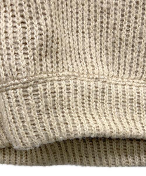 Hysteric Glamour（ヒステリックグラマー）Hysteric Glamour (ヒステリックグラマー) LOOKING AHEAD Vネックスウェット ベージュ サイズ:FREEの古着・服飾アイテム