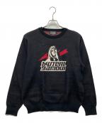 Hysteric Glamourヒステリックグラマー）の古着「AREA HG Jacquard Sweater」｜ブラック