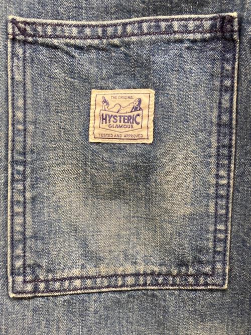 Hysteric Glamour（ヒステリックグラマー）Hysteric Glamour (ヒステリックグラマー) WOMAN ON SKULL カバーオールジャケット インディゴ サイズ:Sの古着・服飾アイテム