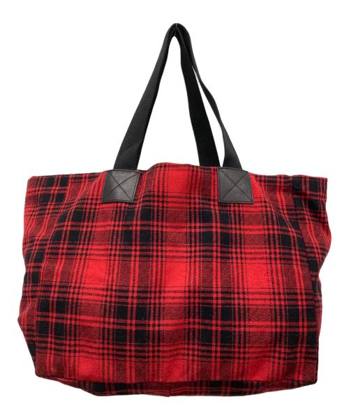 Hysteric Glamour（ヒステリックグラマー）Hysteric Glamour (ヒステリックグラマー) CIRCLED LOGO トートバッグ レッドの古着・服飾アイテム