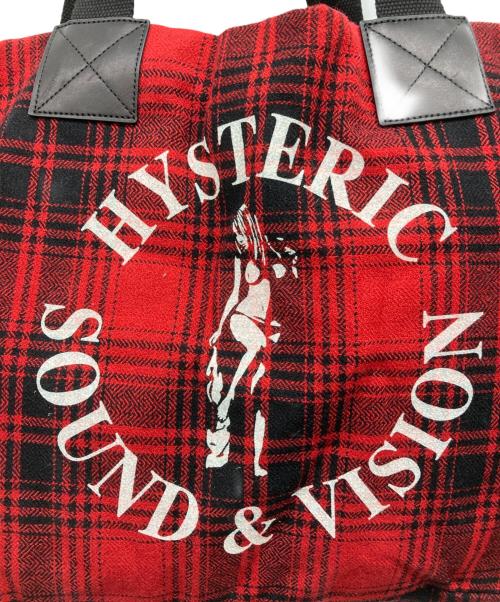 Hysteric Glamour（ヒステリックグラマー）Hysteric Glamour (ヒステリックグラマー) CIRCLED LOGO トートバッグ レッドの古着・服飾アイテム