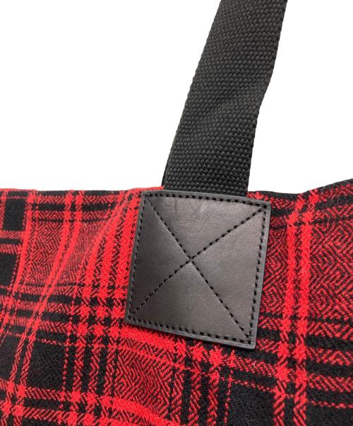 Hysteric Glamour（ヒステリックグラマー）Hysteric Glamour (ヒステリックグラマー) CIRCLED LOGO トートバッグ レッドの古着・服飾アイテム